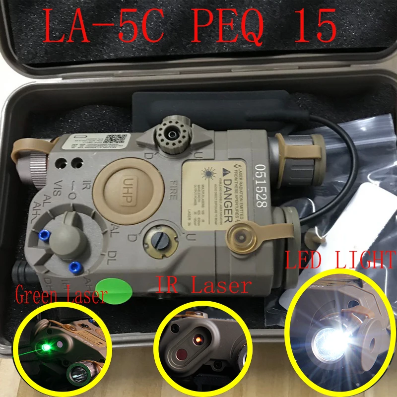 Element EX 419 зеленый лазер и фонарик для охоты (два цвета) использования с PEQ UHP|laser
