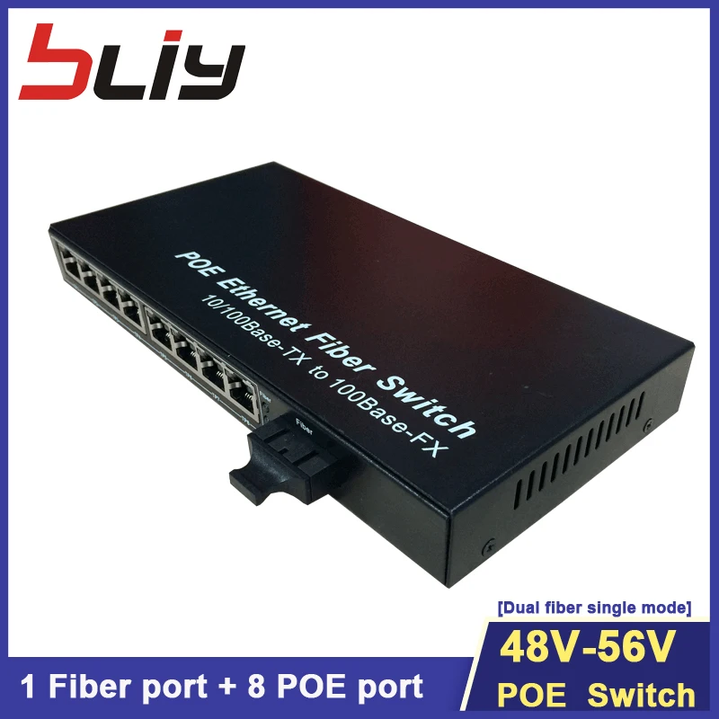 Bliy 10/100Mbps 9 ports poe switch IEEE802.3af/at 8 POE Switch ethernet switch Power For IP Camera and wifi router gigabit
Bliy 10/100Mbps 9 ports poe switch IEEE802.3af/at 8 POE Switch ethernet switch Power For IP Camera and wifi router gigabit