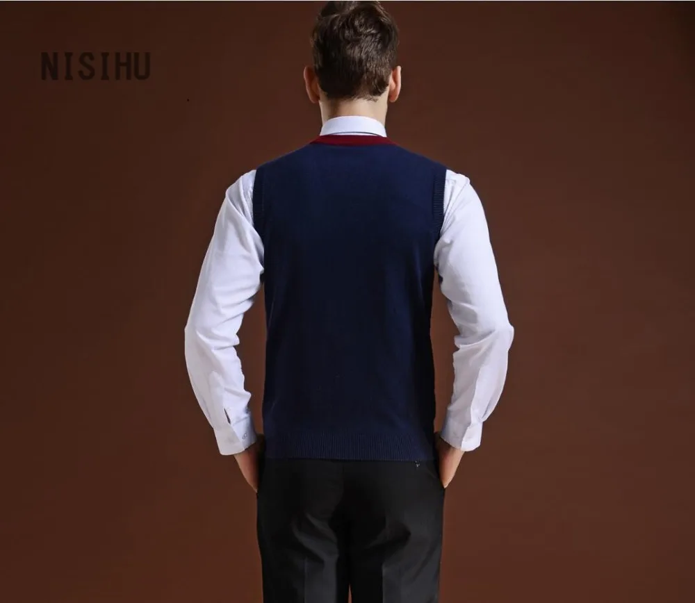 Hot Sale New Fashion Men's Sleeveless Sweater Cardigan V-neck Sweater Vest With Buttons and Pockets
Hot Sale New Fashion Men's Sleeveless Sweater Cardigan V-neck Sweater Vest With Buttons and Pockets