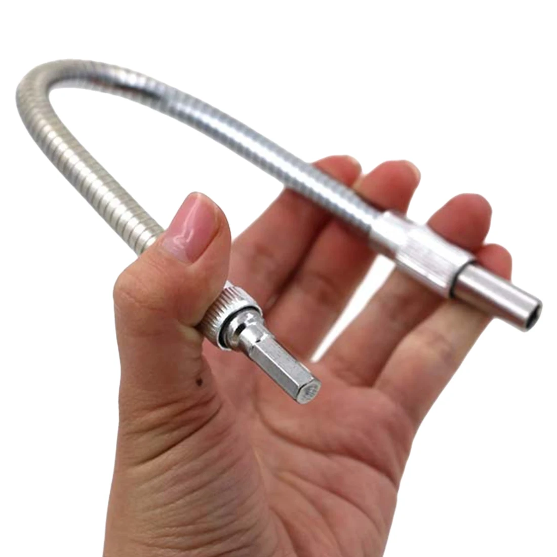 200mm Flexible Shaft Tool Metal Drill Screwdriver Bit Holder Connect Link Multitul Hex Shank Extension Snake Bit
200mm Flexible Shaft Tool Metal Drill Screwdriver Bit Holder Connect Link Multitul Hex Shank Extension Snake Bit