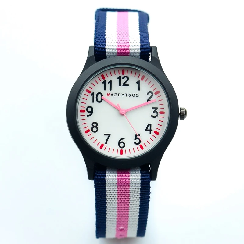 2018 New fashion child army watch middle boys girls and unisex sports white face red hands quartz watch multi-color nylon clock
2018 New fashion child army watch middle boys girls and unisex sports white face red hands quartz watch multi-color nylon clock