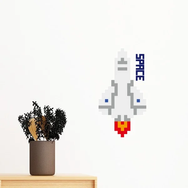 Rocket Take Off Universe Pixel Removable Wall Sticker Art Decals Mural DIY Wallpaper for Room Decal
Rocket Take Off Universe Pixel Removable Wall Sticker Art Decals Mural DIY Wallpaper for Room Decal