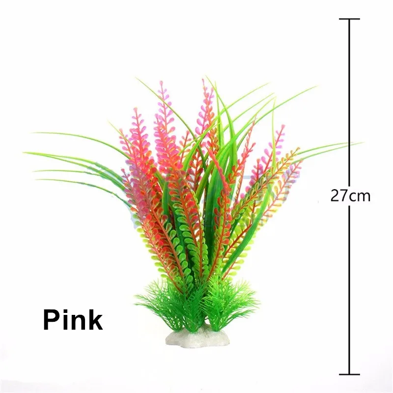 27cm Plastic Artificial Plant Aquarium Ornament Decor Fish Tank Water Plant Grass Decoration Aquarium Background
27cm Plastic Artificial Plant Aquarium Ornament Decor Fish Tank Water Plant Grass Decoration Aquarium Background