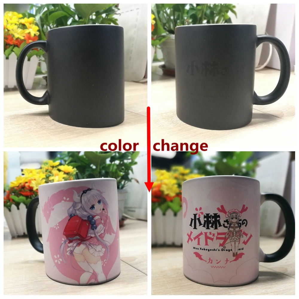 Anime JK Kobayashi-san Chi No Maid Dragon KannaKamui Cosplay Color Change Mug Kanna Kamui Girl Daily Drink Cup
Anime JK Kobayashi-san Chi No Maid Dragon KannaKamui Cosplay Color Change Mug Kanna Kamui Girl Daily Drink Cup