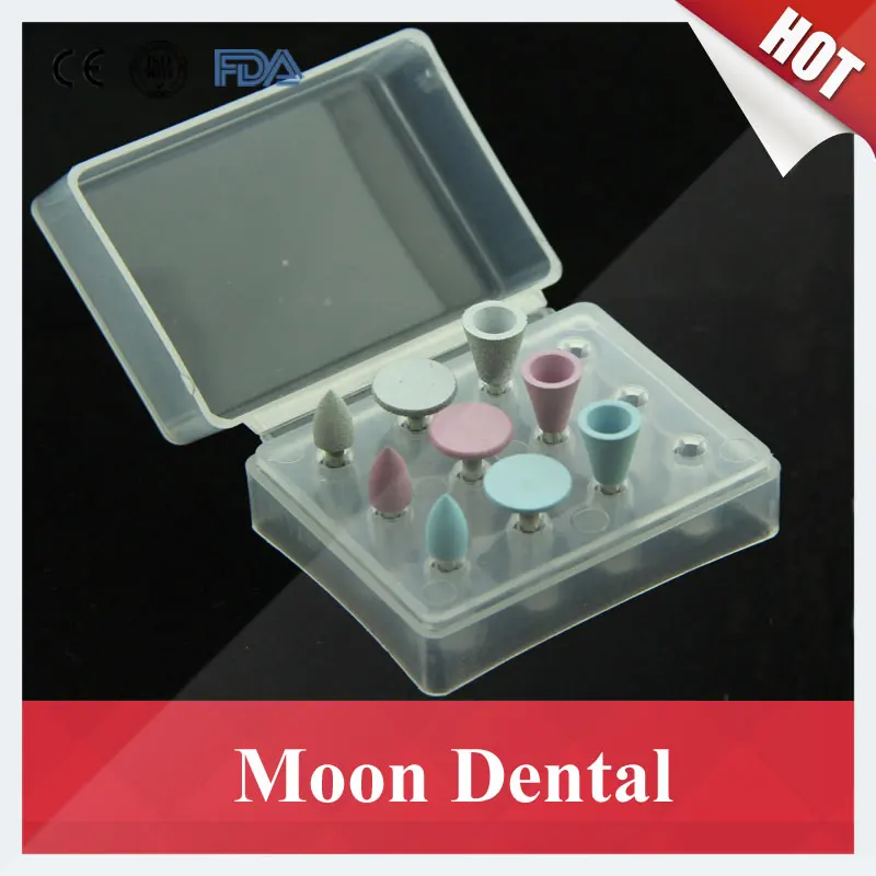 9 Pieces/set Silicon RA Polishing Burs for Ceramics & Natural Teeth Polishing and Finishing
9 Pieces/set Silicon RA Polishing Burs for Ceramics & Natural Teeth Polishing and Finishing