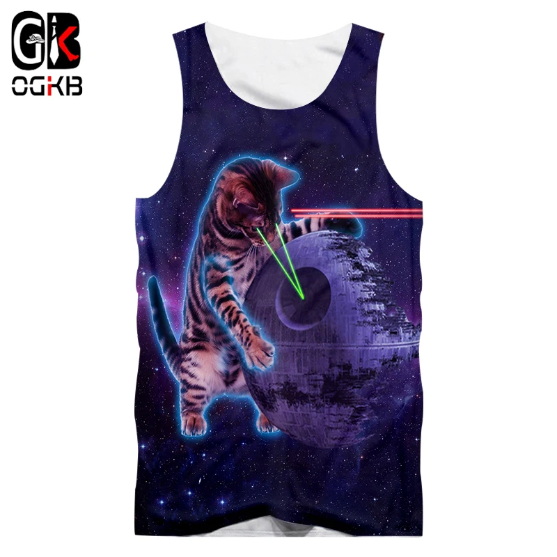 OGKB Tank Tops Boy New Funny Cartoon 3D Vest Printing Cat Galaxy Space Casual Oversized Clothes For Men Summer Sleeveless Shirt
OGKB Tank Tops Boy New Funny Cartoon 3D Vest Printing Cat Galaxy Space Casual Oversized Clothes For Men Summer Sleeveless Shirt