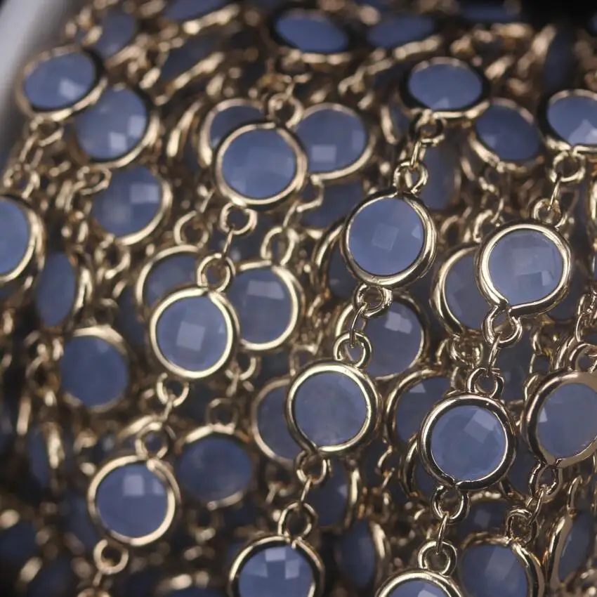 NEW! 3Meter/Lot 6mm K9 Optical Clear Blue Glass Faceted Coin Beads Plated Golden Rosary Chains,Flat Round Beaded Chain Necklace
NEW! 3Meter/Lot 6mm K9 Optical Clear Blue Glass Faceted Coin Beads Plated Golden Rosary Chains,Flat Round Beaded Chain Necklace