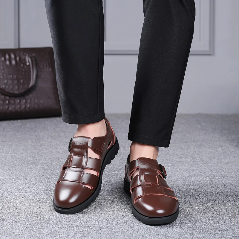 2019 new fashion men's sandals causal leather summer shoes man breathable beach sandal male sandals for men big size 38-47 shoe
2019 new fashion men's sandals causal leather summer shoes man breathable beach sandal male sandals for men big size 38-47 shoe