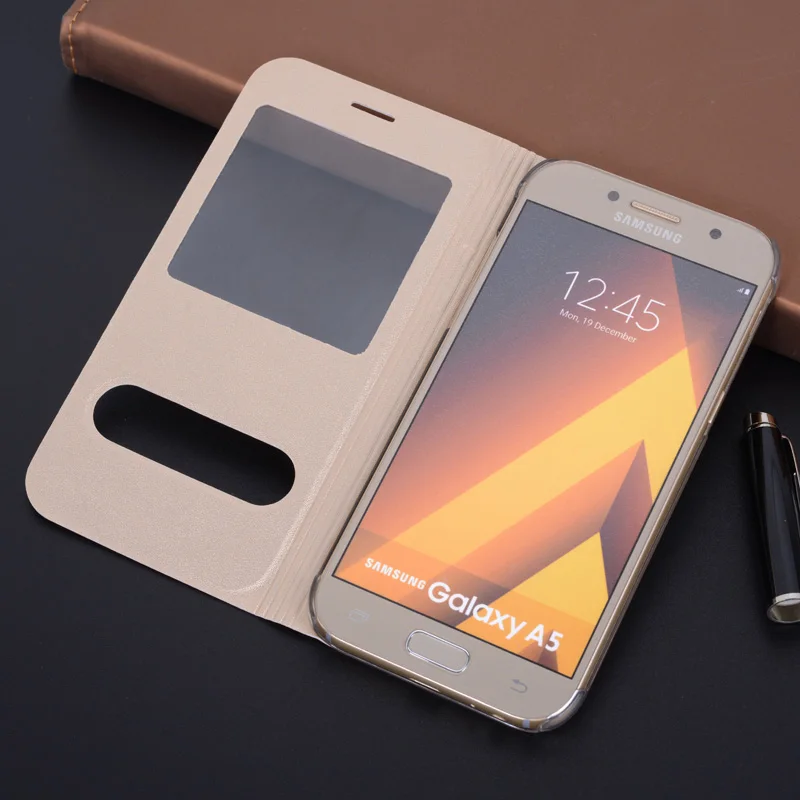 Кожаный чехол с откидной крышкой для Samsung Galaxy A3 A5 2017 A7 A 3 5 7 SM A320 A520 A520F A720 A720F