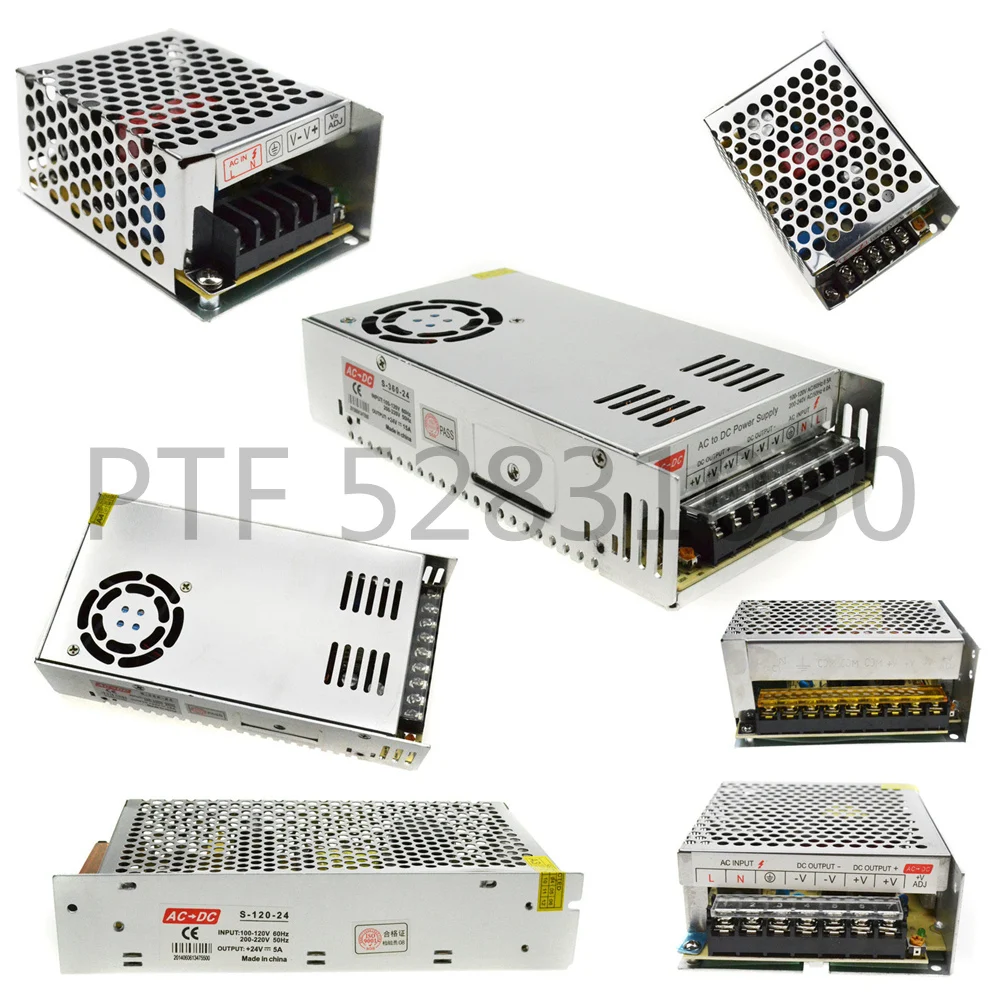 LED Transformer Power Supply Switch Adapter AC 110V-220V TO DC5V 12V 24V 2A 3A 5A 10A 20A 30A 40A 60A Driver For Led Strip Light
LED Transformer Power Supply Switch Adapter AC 110V-220V TO DC5V 12V 24V 2A 3A 5A 10A 20A 30A 40A 60A Driver For Led Strip Light