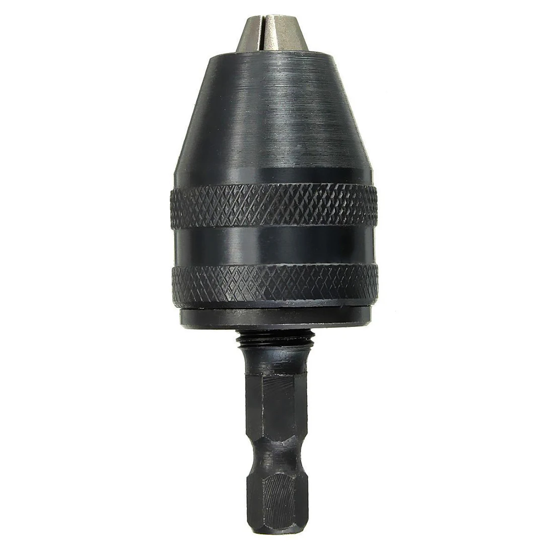 Hot 0.3-3.6mm Keyless Drill Chuck Screwdriver Impact Driver Adaptor 1/4" Shank Drill Black
Hot 0.3-3.6mm Keyless Drill Chuck Screwdriver Impact Driver Adaptor 1/4" Shank Drill Black
