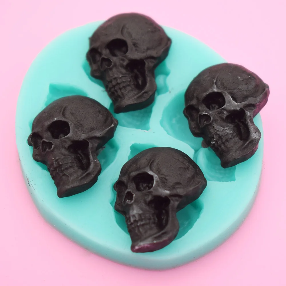 3D Skull Head Chocolate Molds Embossed Silicone Cake Mold Biscuits Fondant Mould DIY Baking Decorating Tools Cookies Moulds
3D Skull Head Chocolate Molds Embossed Silicone Cake Mold Biscuits Fondant Mould DIY Baking Decorating Tools Cookies Moulds