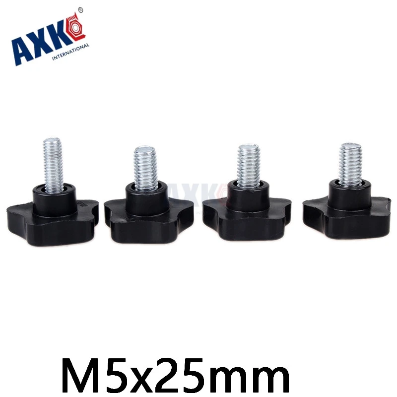 Axk 10pcs M5x25mm Star / Handle / Hand Adjusting Screw /bakelite Star Type Plastic Head Handle Screw Wood Plum Bolt
Axk 10pcs M5x25mm Star / Handle / Hand Adjusting Screw /bakelite Star Type Plastic Head Handle Screw Wood Plum Bolt