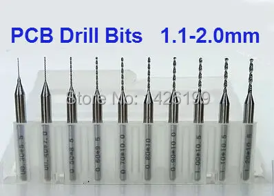 Free Shipping New 10PCS 1.1mm to 2.0mm PCB Print Circuit Board Drill Bits,PCB CNC drill Bits Milling Machine,mini drill bits
Free Shipping New 10PCS 1.1mm to 2.0mm PCB Print Circuit Board Drill Bits,PCB CNC drill Bits Milling Machine,mini drill bits
