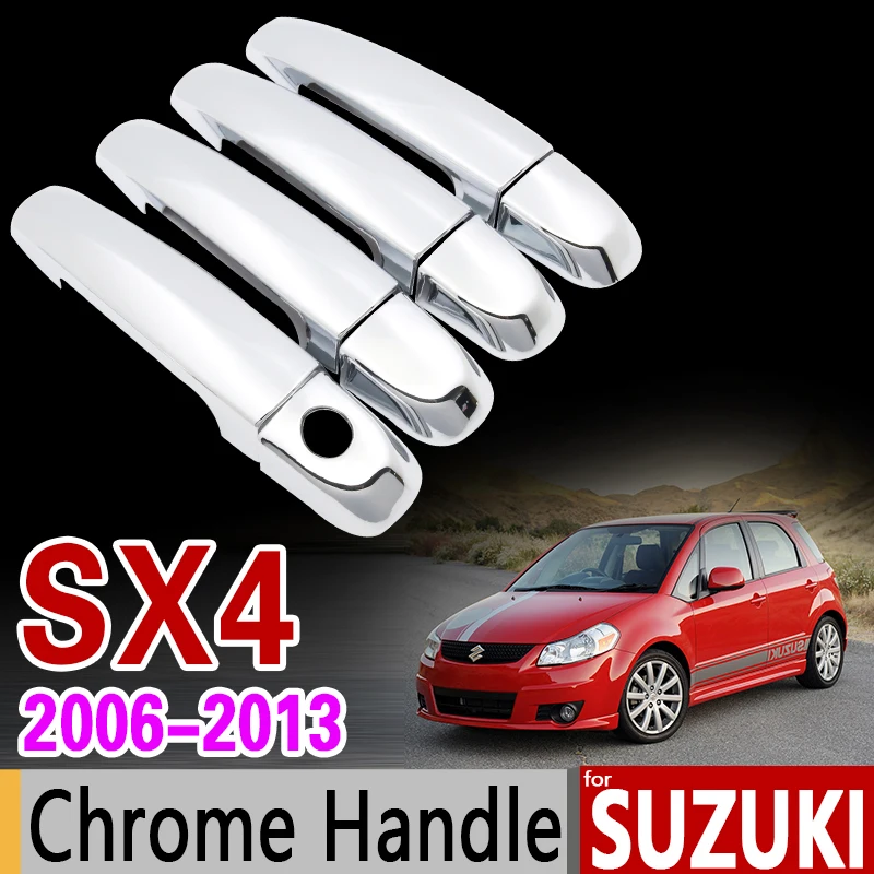 for Suzuki SX4 2006 - 2013 Chrome Handle Cover Trim Set Fiat Sedici Maruti 2007 2008 2009 2010 2011 2012 Accessories Car Styling
for Suzuki SX4 2006 - 2013 Chrome Handle Cover Trim Set Fiat Sedici Maruti 2007 2008 2009 2010 2011 2012 Accessories Car Styling