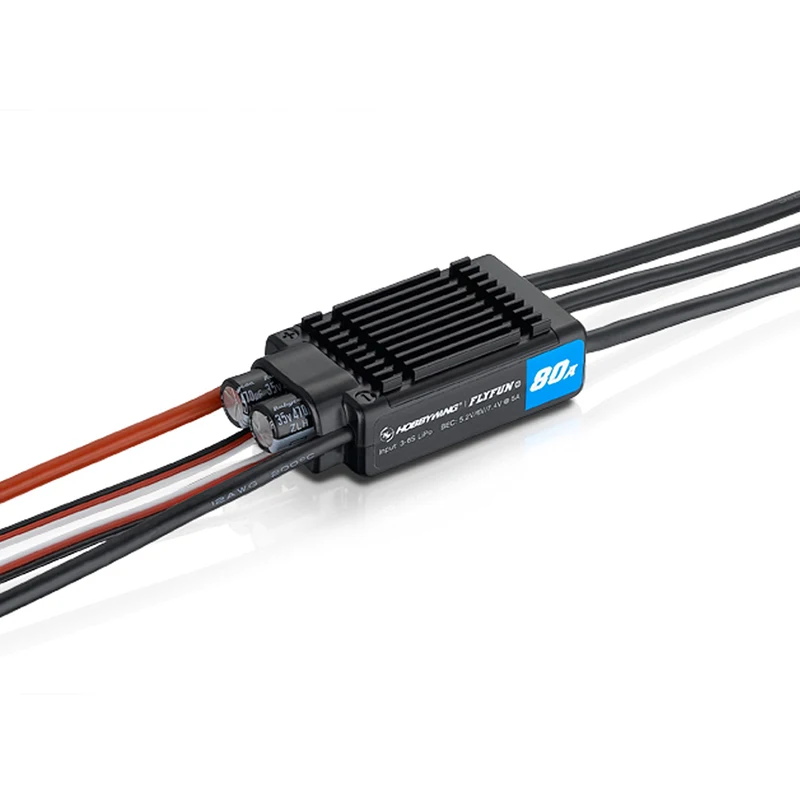 FATJAY FlyFun 80A V5 3-6S brushless Electric Speed Control ESC for RC Aircraft Airplane
FATJAY FlyFun 80A V5 3-6S brushless Electric Speed Control ESC for RC Aircraft Airplane