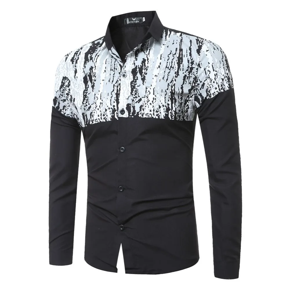 2018 Spring Autumn New Mens Business Leisure Shirts Mens printed long sleeve shirt Fashion Tops for Mens clothing Plus size xxxl
2018 Spring Autumn New Mens Business Leisure Shirts Mens printed long sleeve shirt Fashion Tops for Mens clothing Plus size xxxl