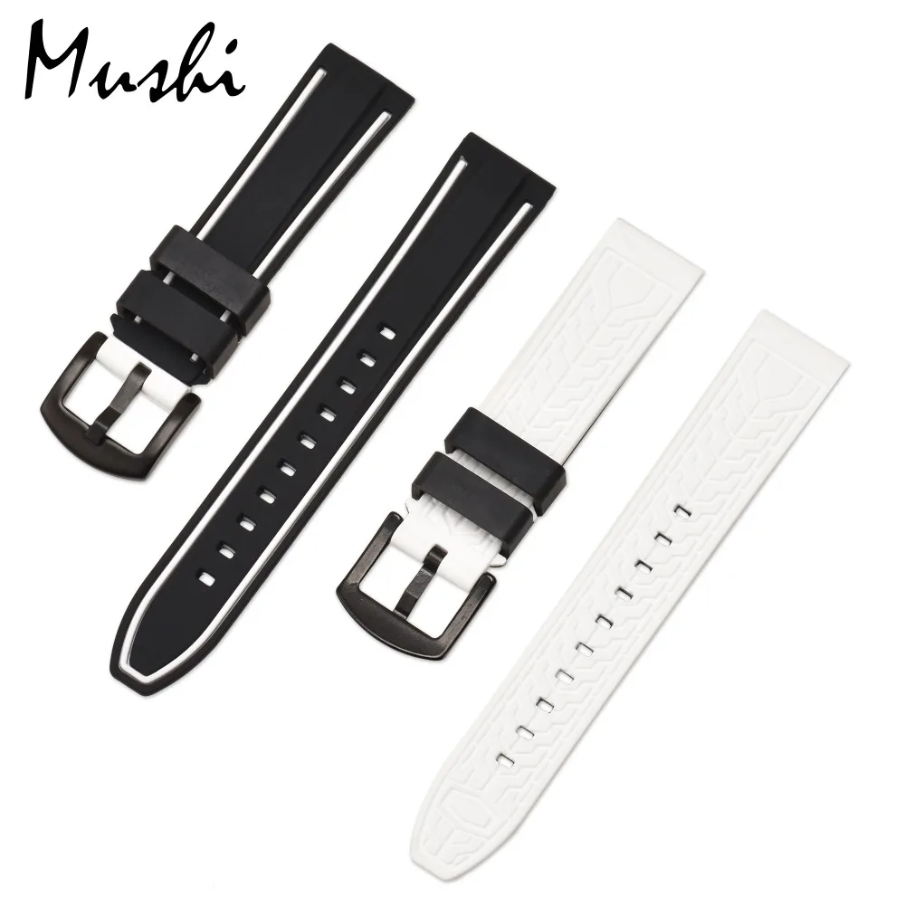 Colorful Silicone Watch Strap Rubber Wrist Watch Bracelet with Stainless Steel Buckle Clasp 20mm 22mm 24mm Watch Strap w/ tool
Colorful Silicone Watch Strap Rubber Wrist Watch Bracelet with Stainless Steel Buckle Clasp 20mm 22mm 24mm Watch Strap w/ tool