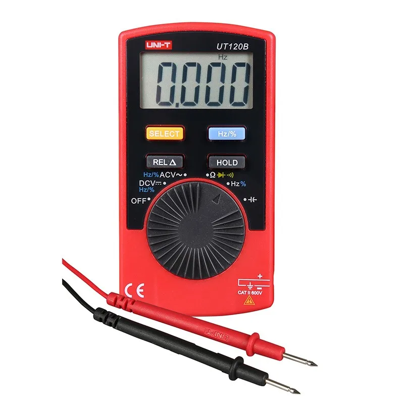 UNI-T UT120B Pocket Size Stype Digital Multimeter Frequency Diode Capacitance Auto Range Easy Carry
UNI-T UT120B Pocket Size Stype Digital Multimeter Frequency Diode Capacitance Auto Range Easy Carry