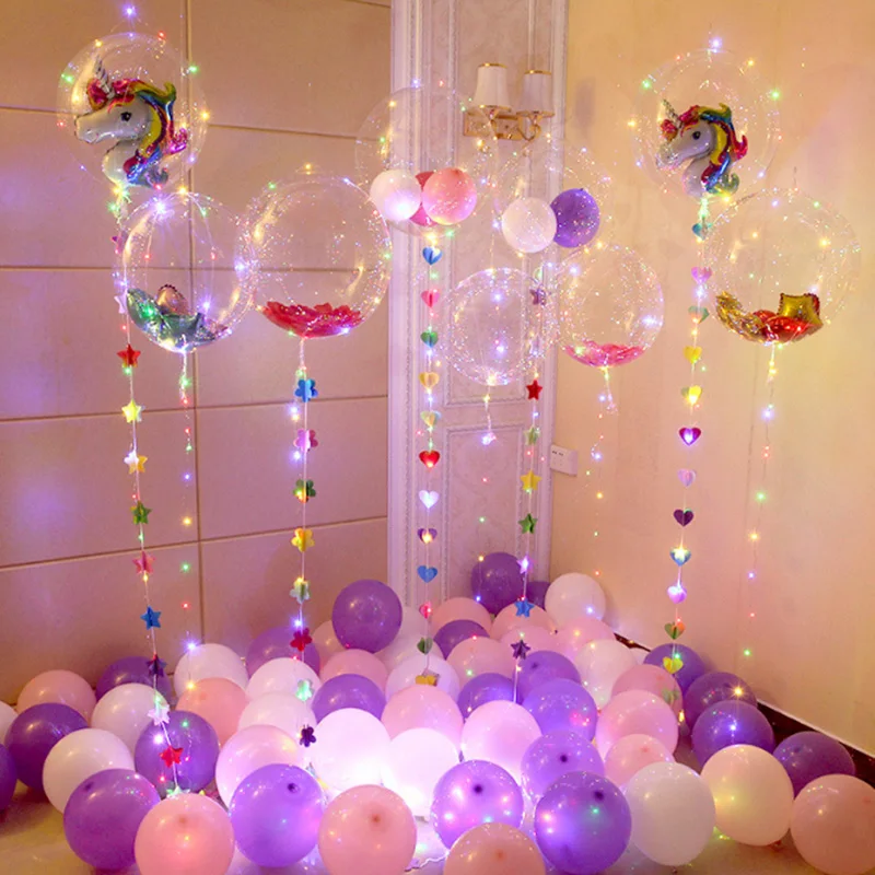 WEIGAO 18inch Clear Latex Balloons with 30 LED Lights Transparent LED Bobo Balloons Wedding Balloons Birthday Party Decoration
WEIGAO 18inch Clear Latex Balloons with 30 LED Lights Transparent LED Bobo Balloons Wedding Balloons Birthday Party Decoration