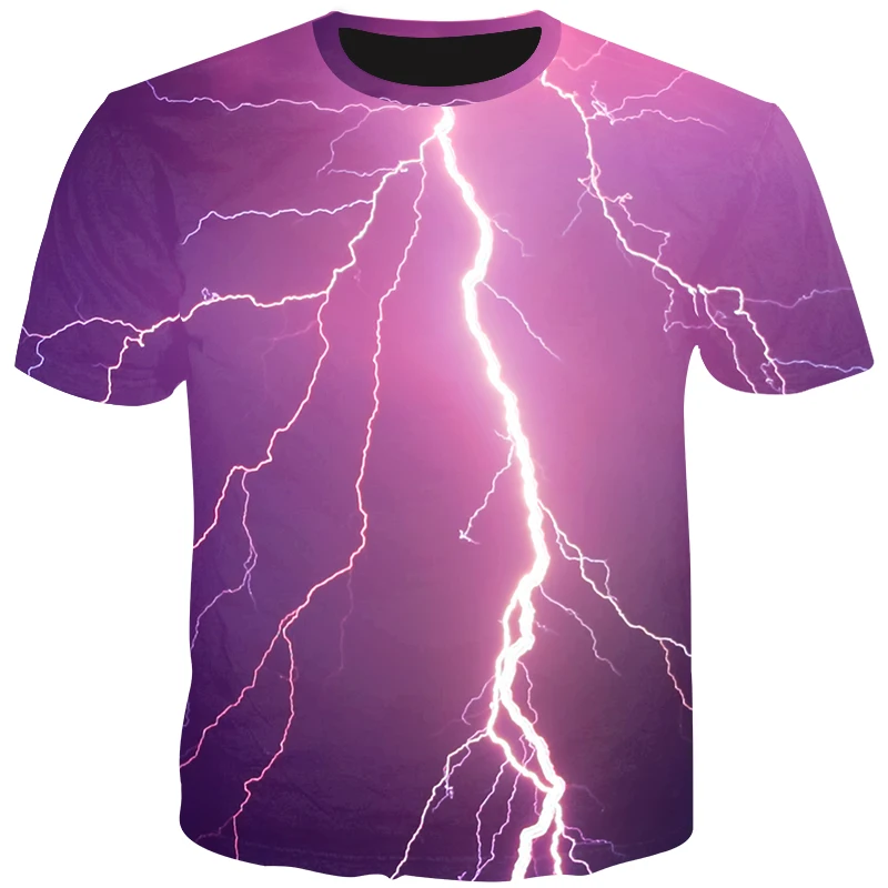YOUTHUP 2020 New Men T Shirt Lightning Printed Top Shirts Cool Fashion Men's tshirt Short Sleeve Male 3d tshirts Streetwears
YOUTHUP 2020 New Men T Shirt Lightning Printed Top Shirts Cool Fashion Men's tshirt Short Sleeve Male 3d tshirts Streetwears