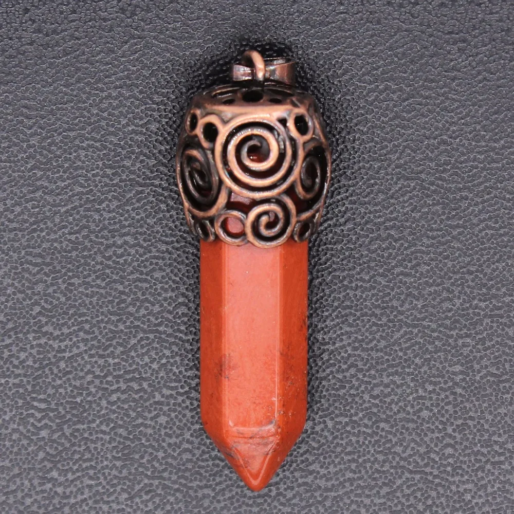 100-Unique Copper Plated Red Stone Small Hexagon Column Pendant Classic Jewelry
100-Unique Copper Plated Red Stone Small Hexagon Column Pendant Classic Jewelry