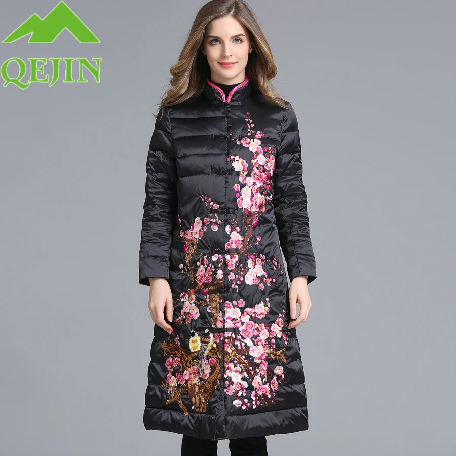 qejins down jackets winter warm long coat parkas flower vintage embroidery elegant female outerwear warm lady thicken Jackets
qejins down jackets winter warm long coat parkas flower vintage embroidery elegant female outerwear warm lady thicken Jackets
