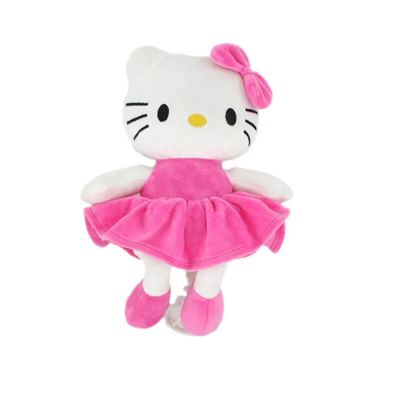 30 см Новая любовь котенок Ангел розовый hello kitty плюшевая игрушка красный KT кошка