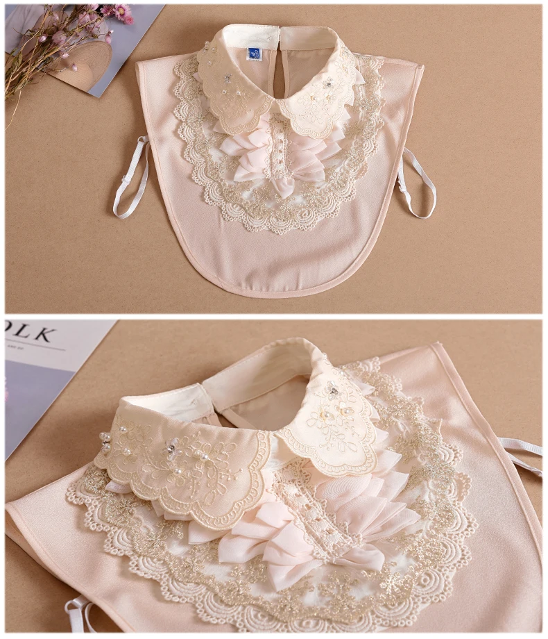 Decoration yarn princess bead collier Crystal pan collares Detachable Collars New lace false collar blouse autumn and winter
Decoration yarn princess bead collier Crystal pan collares Detachable Collars New lace false collar blouse autumn and winter