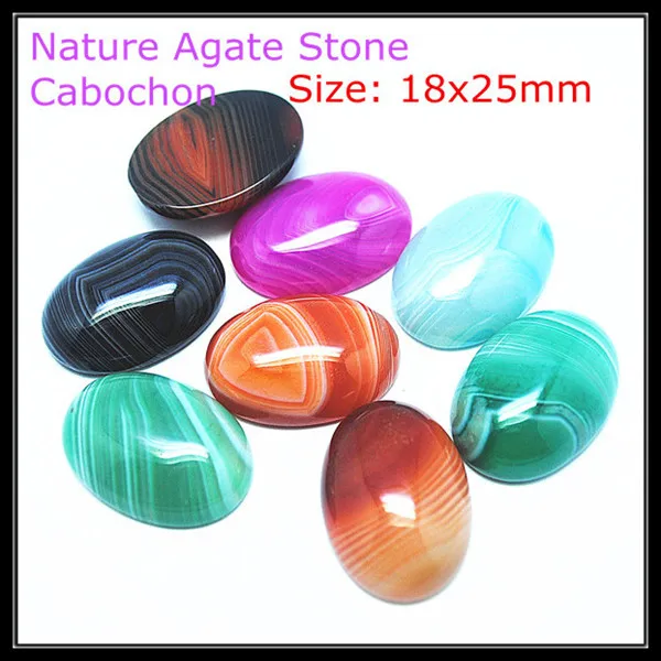 7pcs Natural Agatee Stone Cabochon Genuine semi precious stone beads accessories size 18x25mm popular beads colors available
7pcs Natural Agatee Stone Cabochon Genuine semi precious stone beads accessories size 18x25mm popular beads colors available