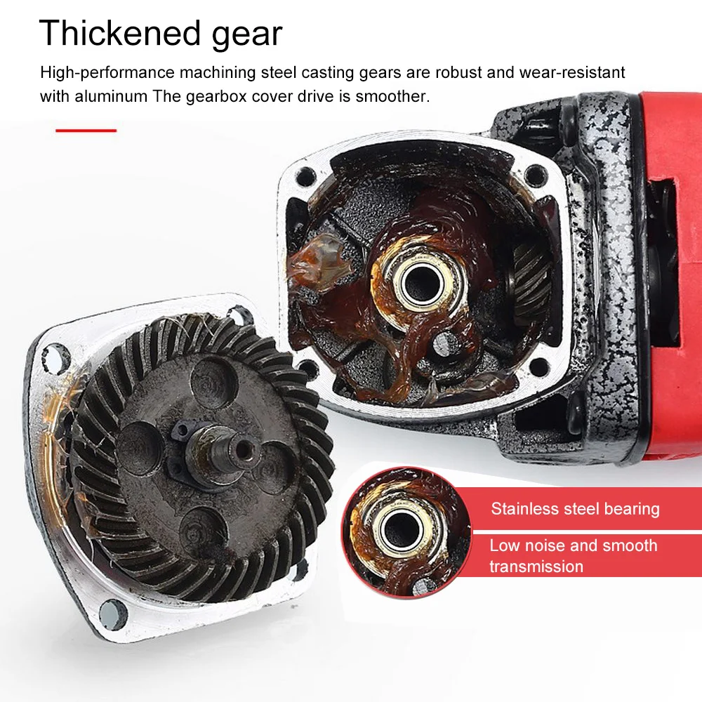 EU 220V 700W 100mm Handheld Electric Angle Grinder Speed Portable Regulating for Grinding Cutting Metal Wood Polishing Cutting
EU 220V 700W 100mm Handheld Electric Angle Grinder Speed Portable Regulating for Grinding Cutting Metal Wood Polishing Cutting