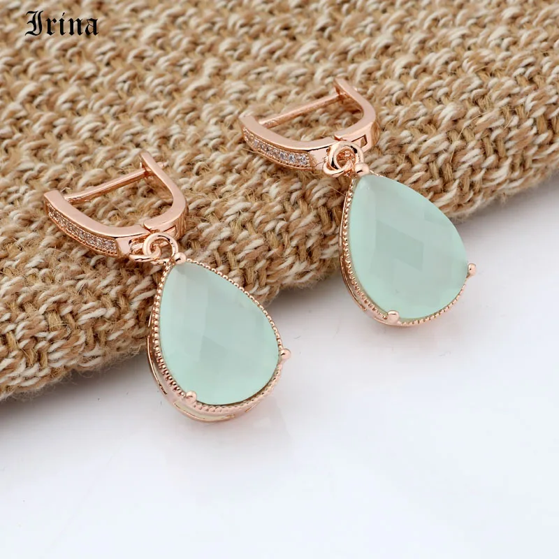 2019 Popular Colour Zircon Water Drops Lovely Girls Earrings Wedding Party Fine Jewelry 585 Rose Gold Natural CZ Dangle Earrings
2019 Popular Colour Zircon Water Drops Lovely Girls Earrings Wedding Party Fine Jewelry 585 Rose Gold Natural CZ Dangle Earrings