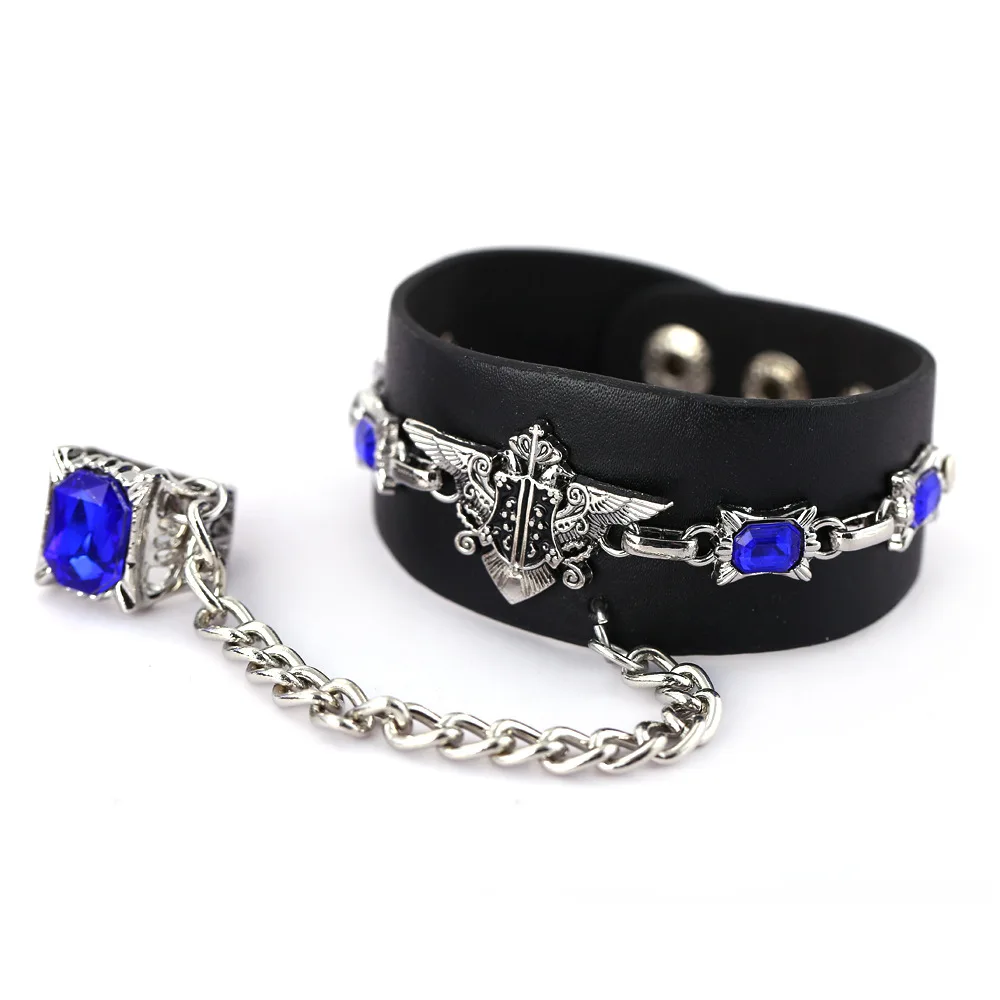 10pcs/lot Anime Black Butler crow symbol sign leather fashion Plated Charm bracelet Hand Strap Pendants toy gifts
10pcs/lot Anime Black Butler crow symbol sign leather fashion Plated Charm bracelet Hand Strap Pendants toy gifts