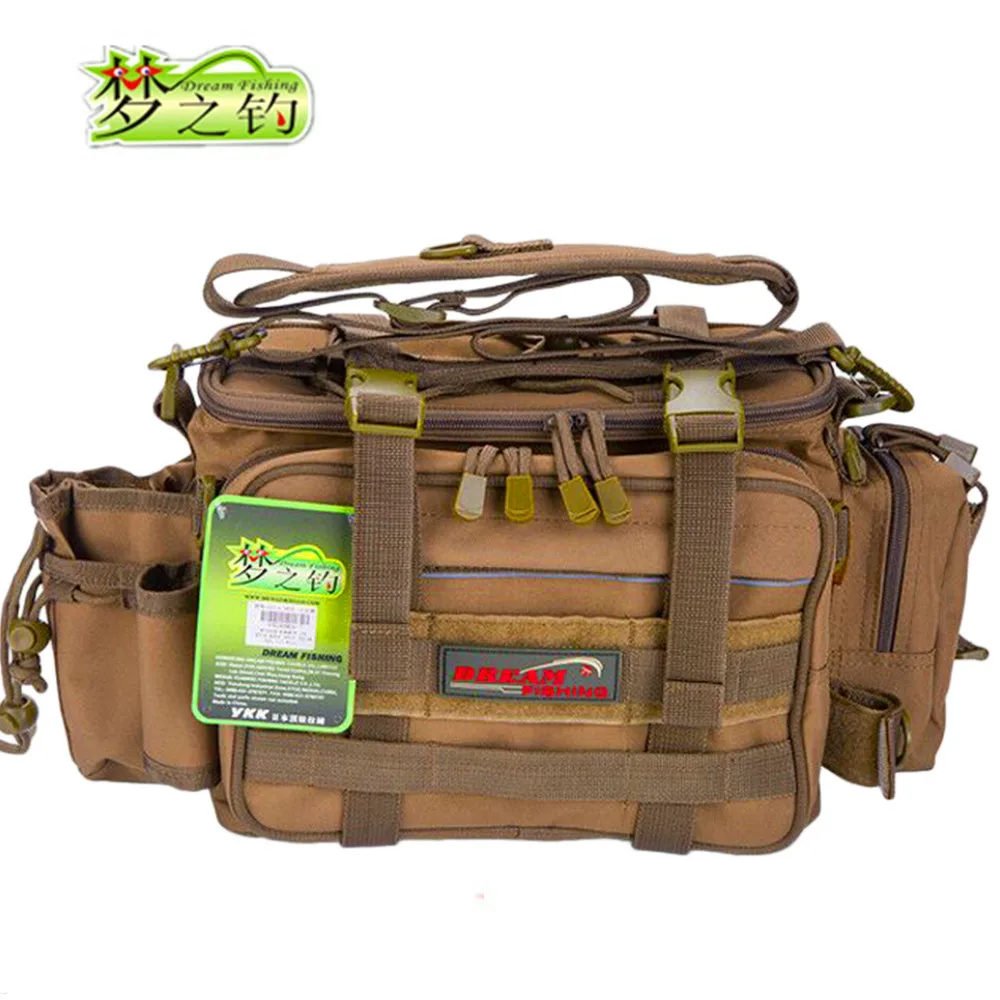 Многофункциональная Рыболовная Сумка Dream Fishing большой емкости 36*18*23 см 1200D нейлоновая водонепроницаемая сумка для снастей с молнией YKK для ры...
Многофункциональная Рыболовная Сумка Dream Fishing большой емкости 36*18*23 см 1200D нейлоновая водонепроницаемая сумка для снастей с молнией YKK для ры...