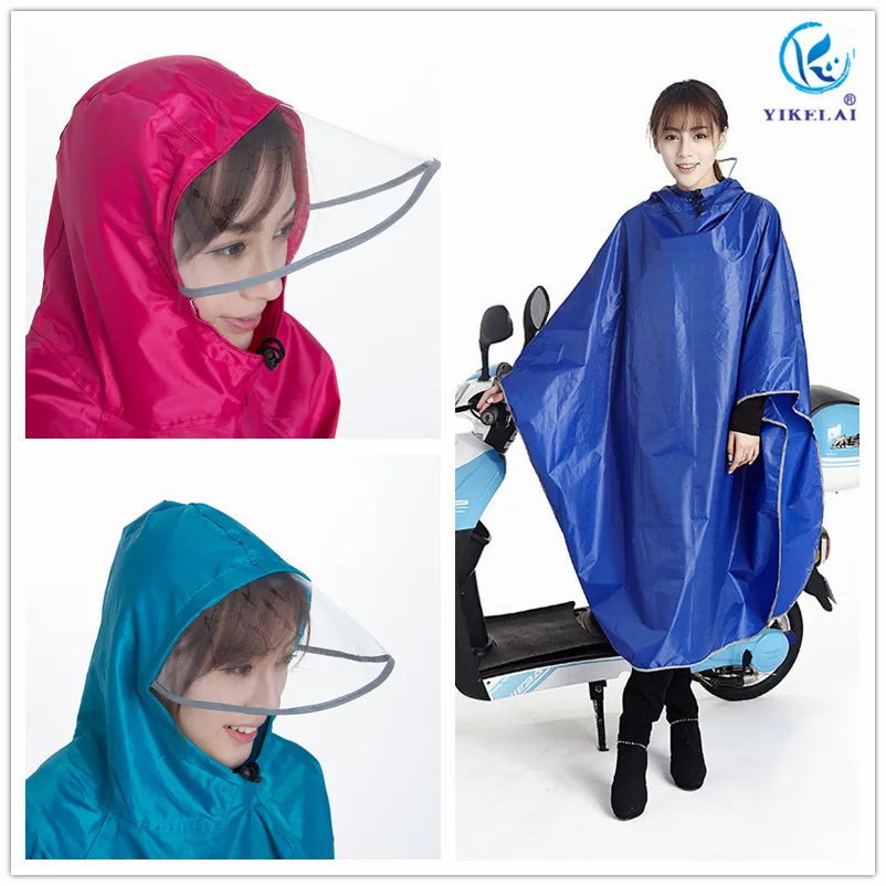 Super large thicken transparent brim bicycle raincoat poncho oxford cloth rain covers
Super large thicken transparent brim bicycle raincoat poncho oxford cloth rain covers