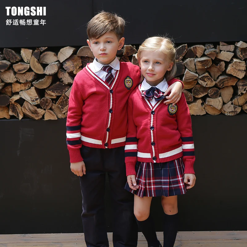 Professional factory supply primary school uniform school suit for boys and girls knitting sweater school umiforms for toddlers
Professional factory supply primary school uniform school suit for boys and girls knitting sweater school umiforms for toddlers