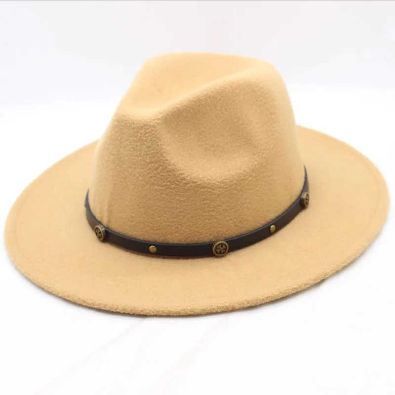 Fashion Felt Hat Men Fedora Hats with Belt Women Vintage Trilby Caps Wool Fedora Warm Jazz Hat Chapeau Femme feutre
Fashion Felt Hat Men Fedora Hats with Belt Women Vintage Trilby Caps Wool Fedora Warm Jazz Hat Chapeau Femme feutre