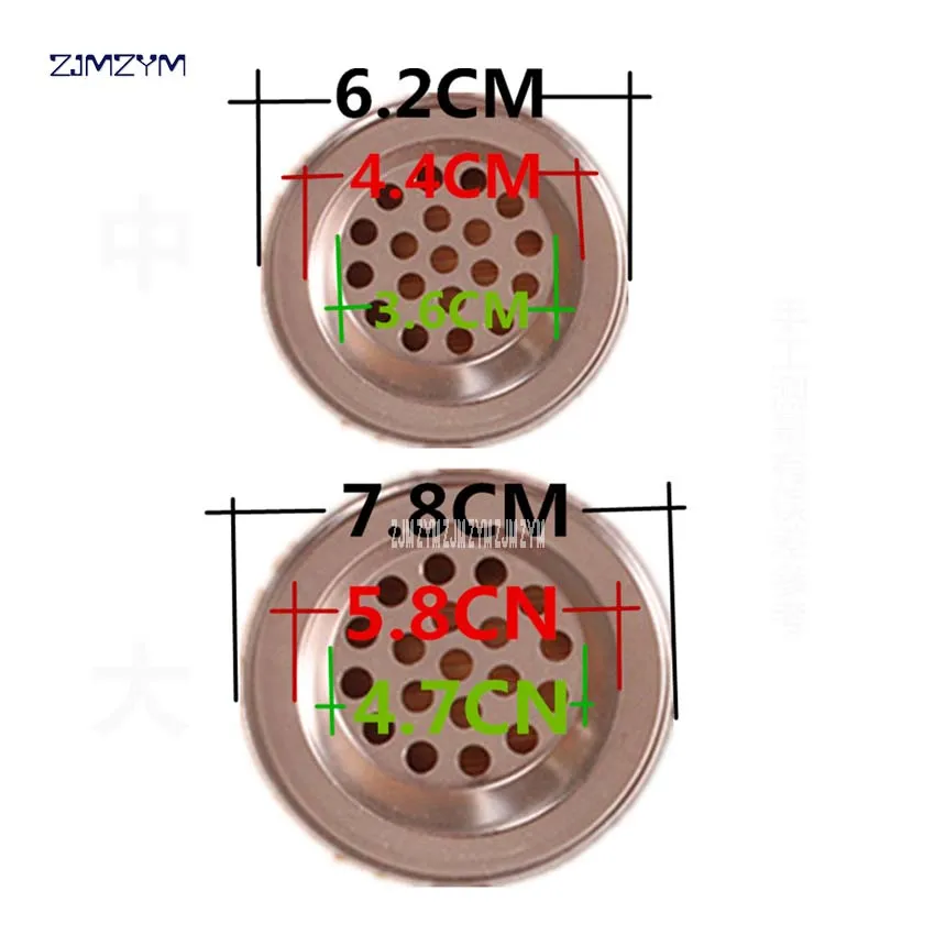 1pc Floor drain cover stainless steel copper washing machine floor drain cover round sewer filter pool D112 Kitchen Drains
1pc Floor drain cover stainless steel copper washing machine floor drain cover round sewer filter pool D112 Kitchen Drains