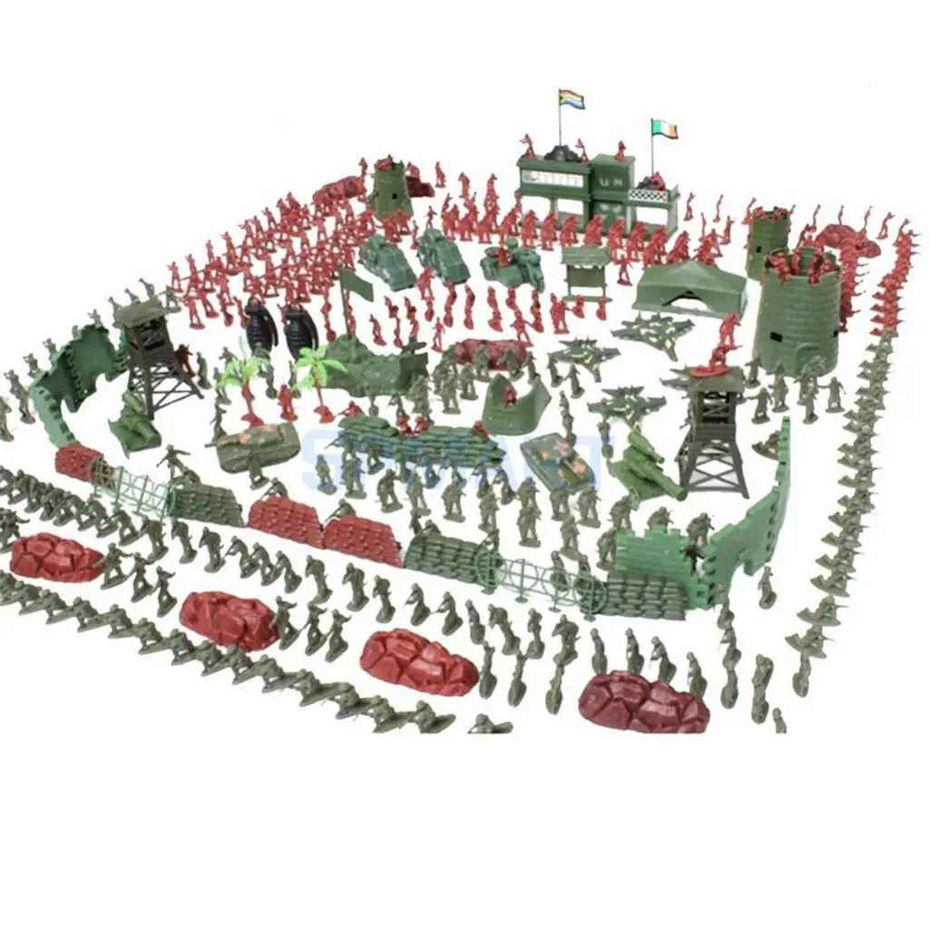 500pcs Plastic Military Playset 5cm Soldier Figures with Assorted Army Accessories Model Toys For Children Boys
500pcs Plastic Military Playset 5cm Soldier Figures with Assorted Army Accessories Model Toys For Children Boys