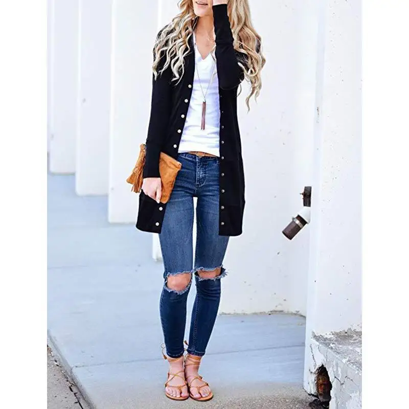 2019 New Autumn Women Casual Long Sleeve Knitted Cardigans Autumn Ladies Sweaters Fashion Women Cardigan SJ024X
2019 New Autumn Women Casual Long Sleeve Knitted Cardigans Autumn Ladies Sweaters Fashion Women Cardigan SJ024X