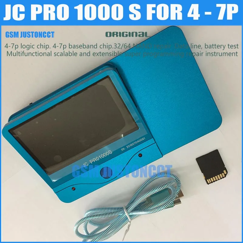 New Original JC Pro1000S Host Multi-Functional Programmer NAND PCIE Programmer For iPhone iPad Battery Test Tools
New Original JC Pro1000S Host Multi-Functional Programmer NAND PCIE Programmer For iPhone iPad Battery Test Tools