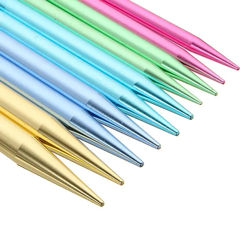 13 Sizes/Set Interchangeable Aluminum Circular Knitting Needle Sets 2.75mm-10mm New TB Sale
13 Sizes/Set Interchangeable Aluminum Circular Knitting Needle Sets 2.75mm-10mm New TB Sale