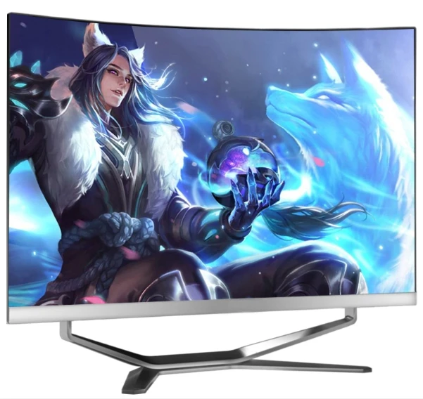 23 5 27 32 дюйм VGA DVI SPK HD изогнутый ПК с CPU i3 i5 i7 RAM 4G HDD 500G все в одном игровой компьютер