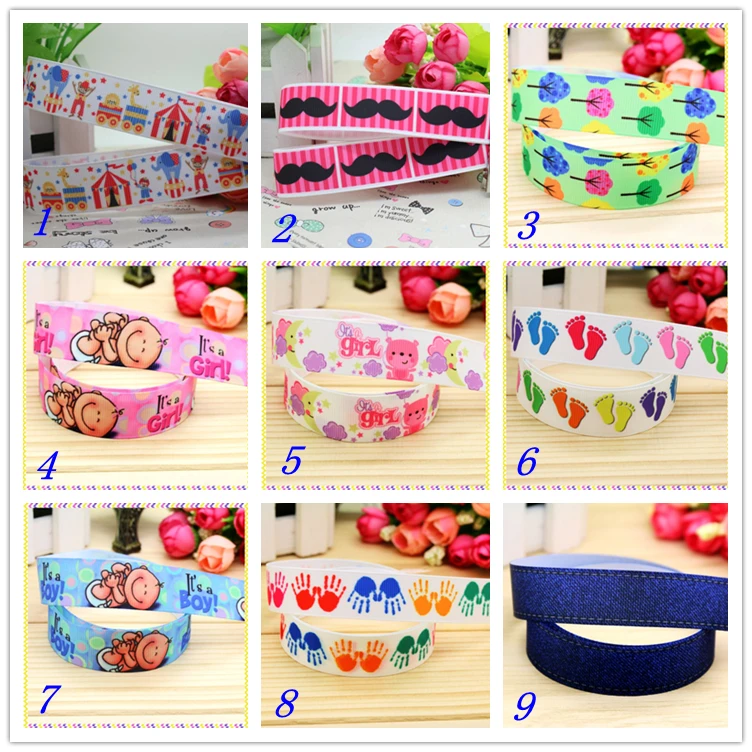 7/8'' Free shipping jean girl boy foot printed grosgrain ribbon hairbow headwear party decoration diy wholesale OEM 22mm D212
7/8'' Free shipping jean girl boy foot printed grosgrain ribbon hairbow headwear party decoration diy wholesale OEM 22mm D212