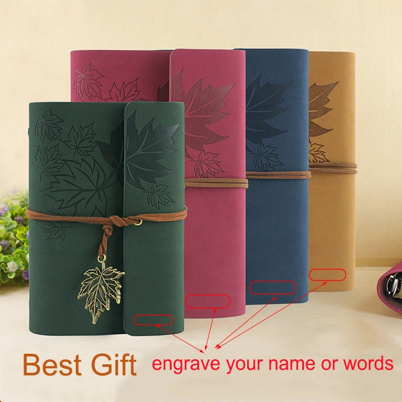 RuiZe Hot travel journal leather travelers notebook blank vintage kraft paper sketchbook diary A6 A7 note book can be engrave
RuiZe Hot travel journal leather travelers notebook blank vintage kraft paper sketchbook diary A6 A7 note book can be engrave
