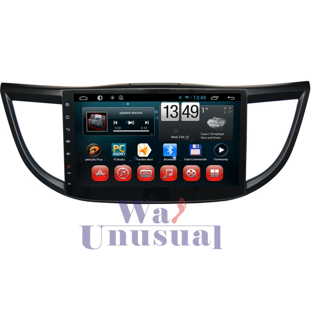 WANUSUAL 10.1Inch Android Car Multimedia Player for Honda CRV 2012 GPS Navigation with Bluetooth WIFI 1024*600 Quad Core 16G Map
WANUSUAL 10.1Inch Android Car Multimedia Player for Honda CRV 2012 GPS Navigation with Bluetooth WIFI 1024*600 Quad Core 16G Map