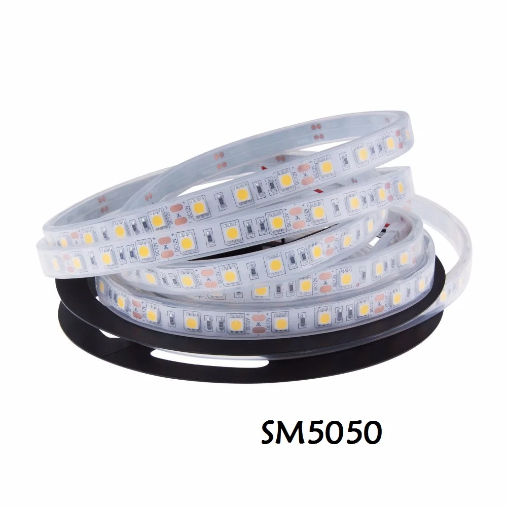 Силиконовый светильник Cannula 1 5 м IP67 водонепроницаемый 5050/3528 светодиодов 12 в пост.