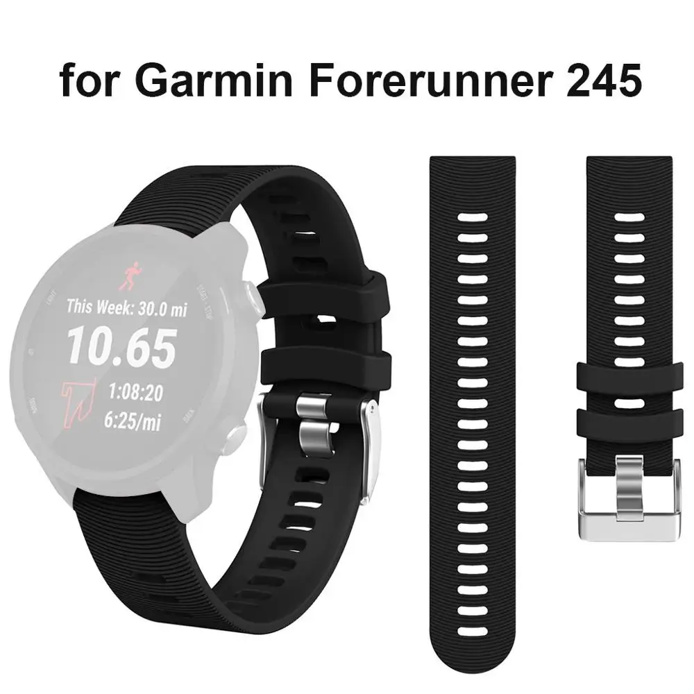 Sports Soft Silicone Replacement Watch Band Strap for Garmin Forerunner 245 Smart watch Bracelet Wearable accessories
Sports Soft Silicone Replacement Watch Band Strap for Garmin Forerunner 245 Smart watch Bracelet Wearable accessories