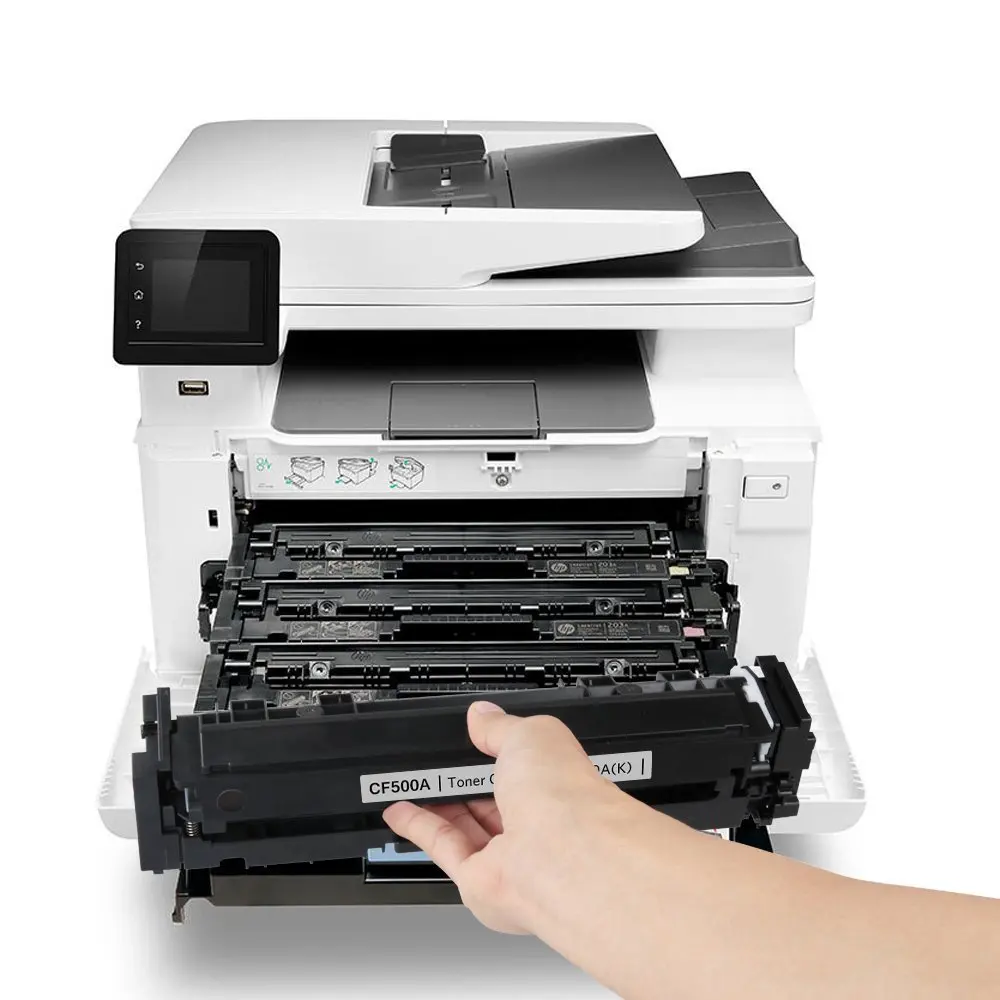 202A CF500A CF501A CF502A CF503A Compatible for HP Color LaserJet Pro M254dw M254nw MFP M280nw M281fdn M281fdw Toner Cartridge | Компьютеры