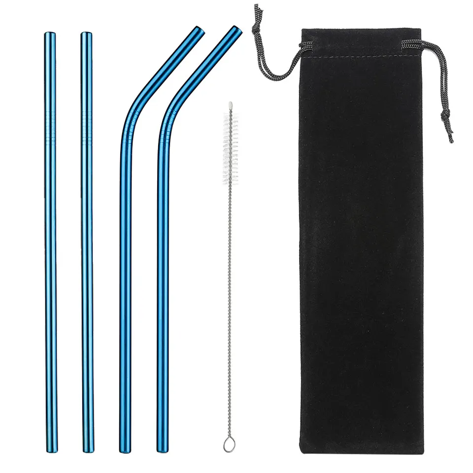 4pcs 304 Stainless Steel Straw Eco Friendly Reusable Metal Drinking Straws Set Wholesale With Cleaning Brush Party Bar Accessory
4pcs 304 Stainless Steel Straw Eco Friendly Reusable Metal Drinking Straws Set Wholesale With Cleaning Brush Party Bar Accessory